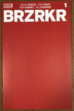 BRZRKR (BERZERKER) #1 CVR F RED BLANK SKETCH