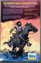 Load image into Gallery viewer, CONAN THE BARBARIAN: BOUND IN BLACK STONE TP VOL 1 CVR DAN PANOSIAN