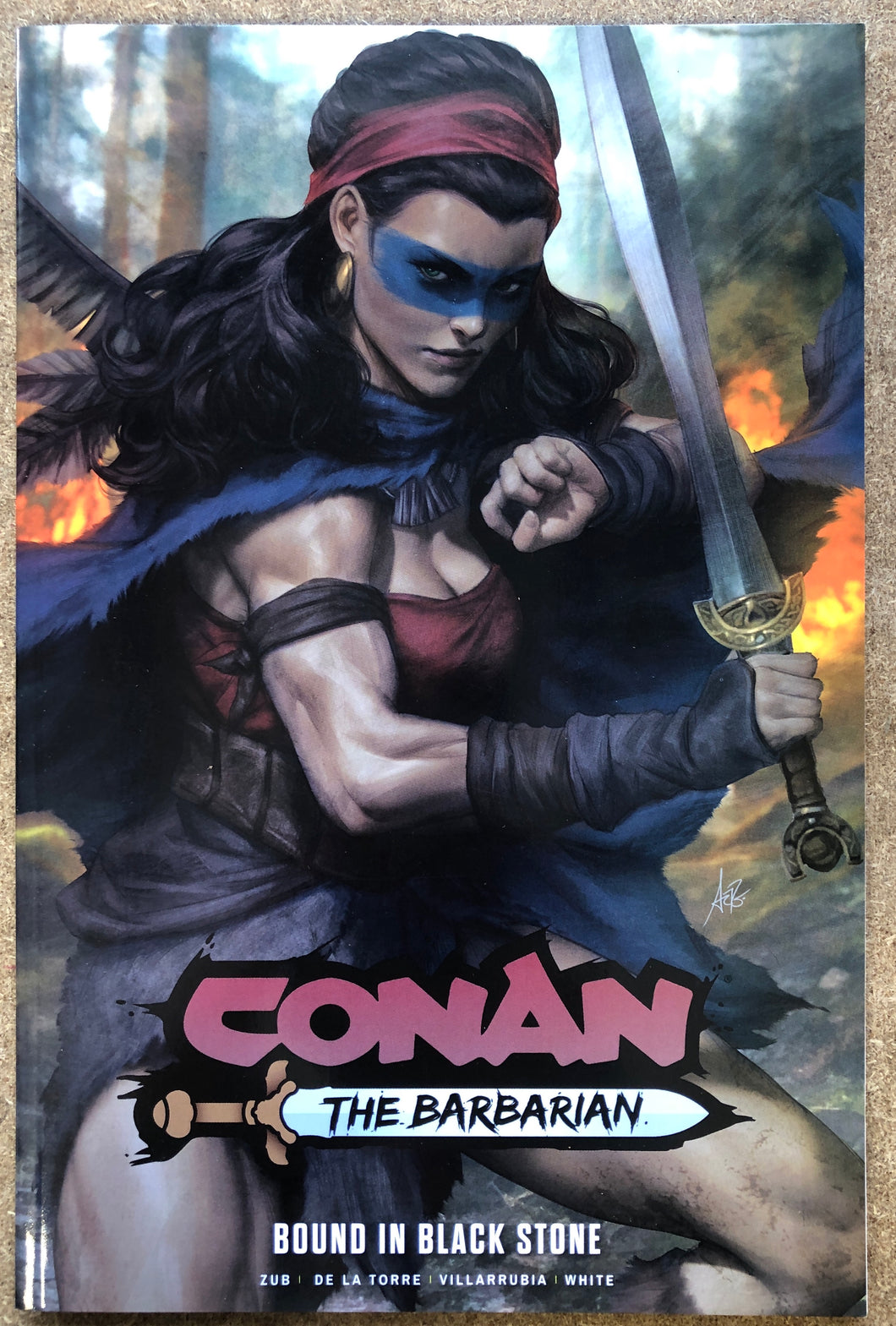 CONAN THE BARBARIAN: BOUND IN BLACK STONE TP VOL 1 CVR ARTGERM