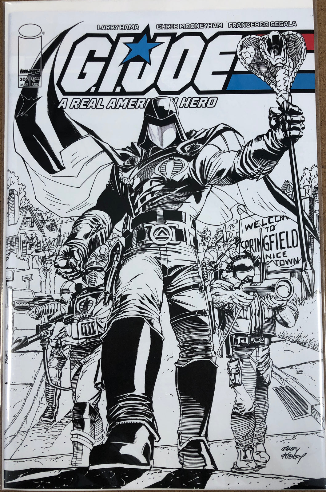 GI JOE A REAL AMERICAN HERO #305 CVR B ANDY KUBERT VAR