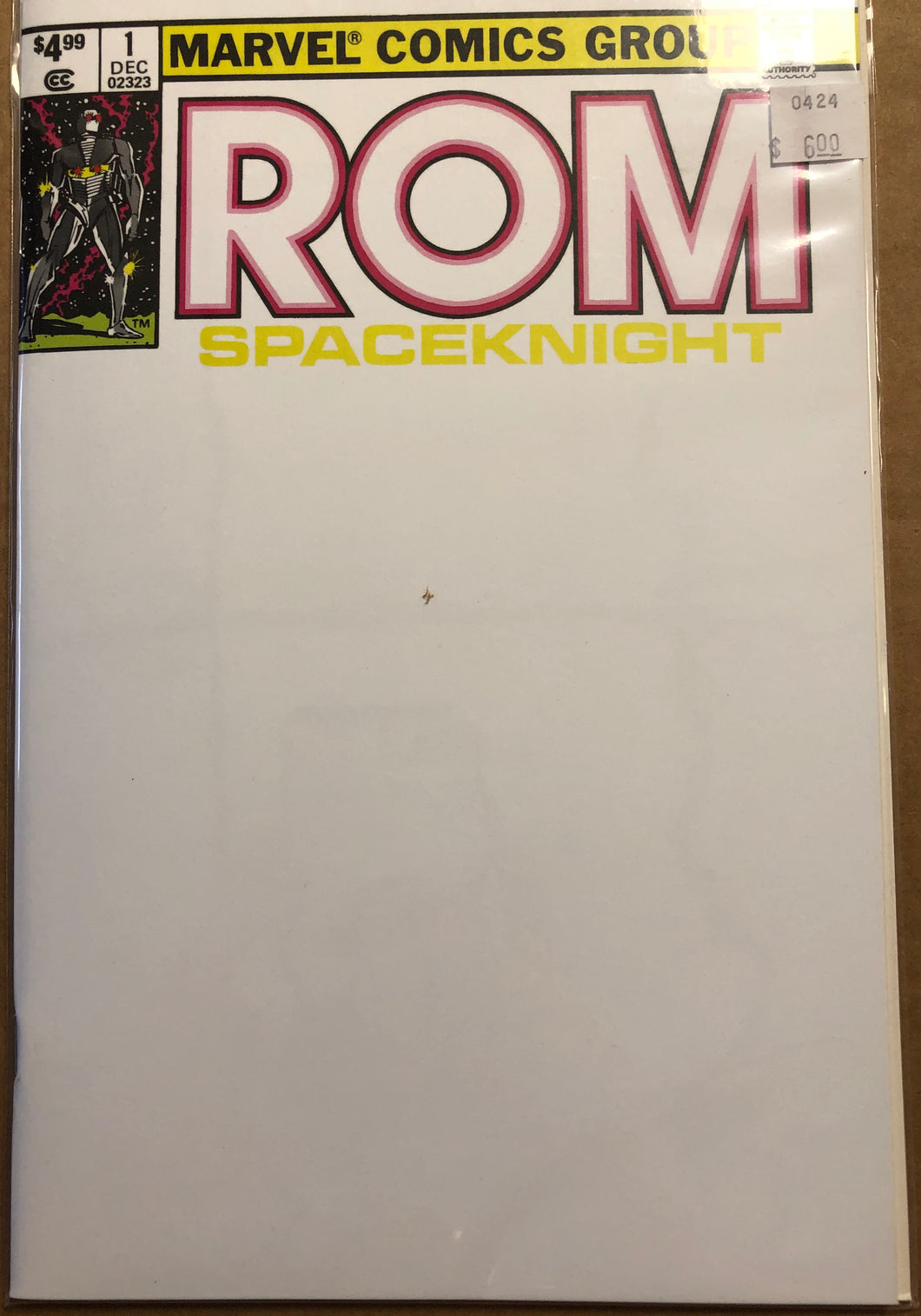 ROM 1 FACSIMILE EDITION BLANK VARIANT