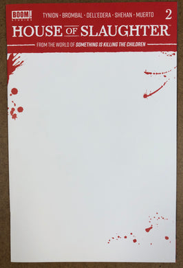 HOUSE OF SLAUGHTER #2 CVR C BLANK SKETCH VAR