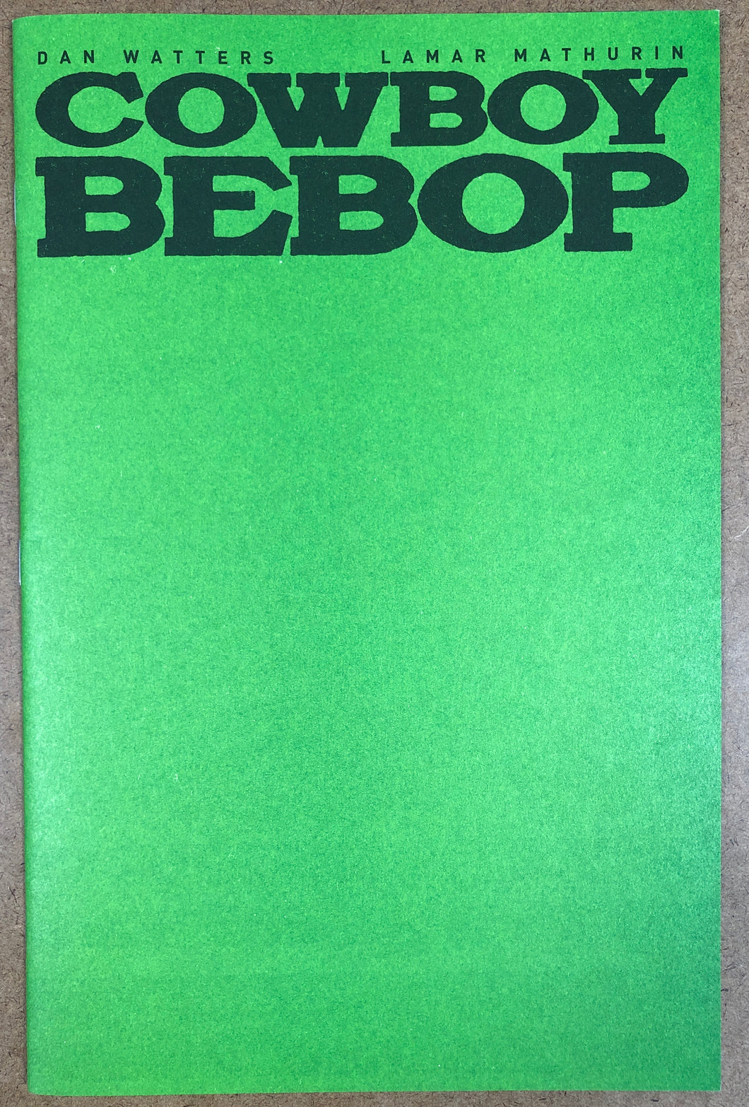 COWBOY BEBOP #1 GREE BLANK