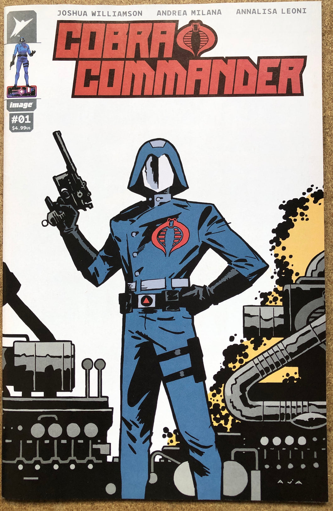 COBRA COMMANDER #1CVR B DAVID AJA VAR