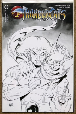 THUNDERCATS #3 CVR Z 1:10 INCV MOSS SNARF B&W