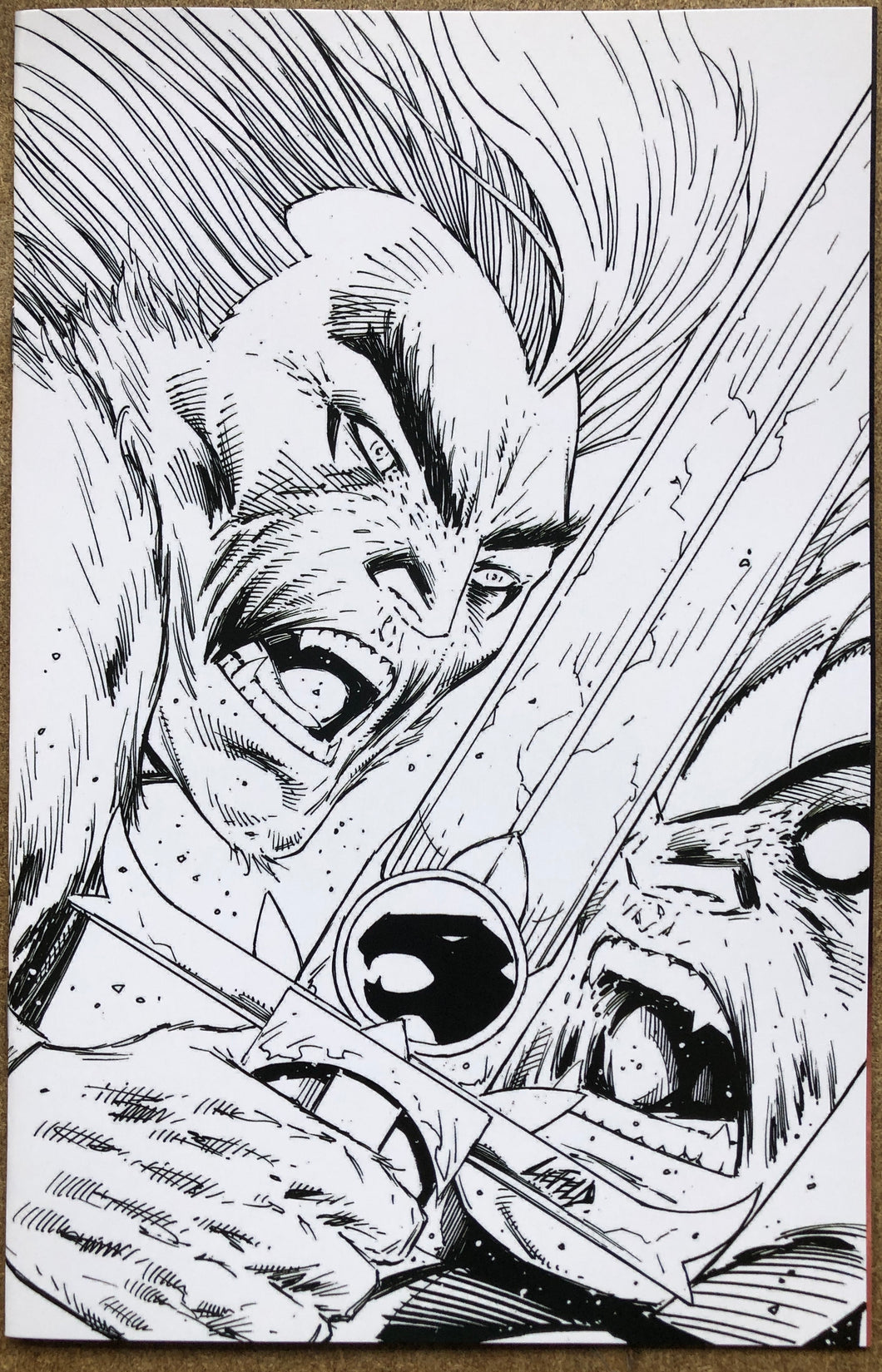 THUNDERCATS #2 CVR ZD 1:11 FOC INCV LIEFELD B&W VIRGIN