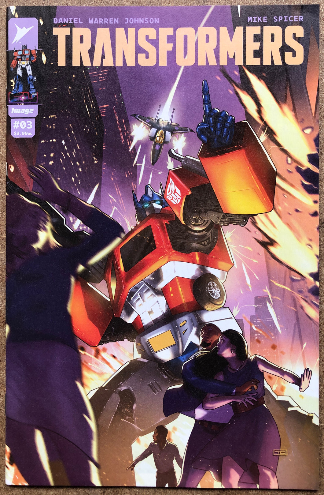 TRANSFORMERS #3 CVR B CLARKE VAR
