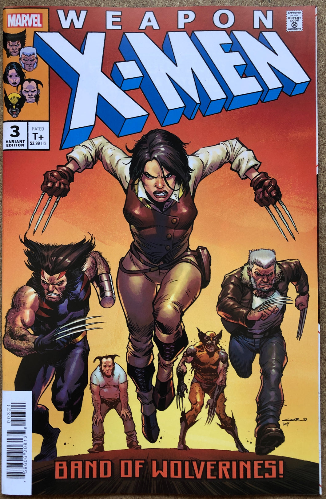 WEAPON X-MEN #3 YILDIRAY CINAR VARIANT