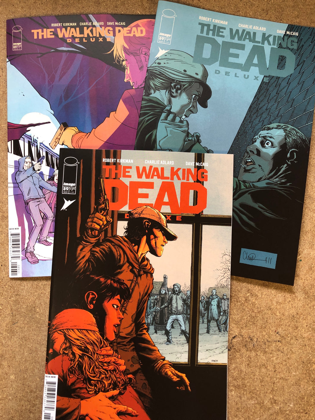 WALKING DEAD DELUXE #89 SET OF CVRS A, B & C