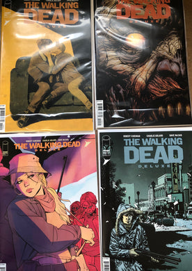 WALKING DEAD DELUXE #90 SET OF CVRS ABCD