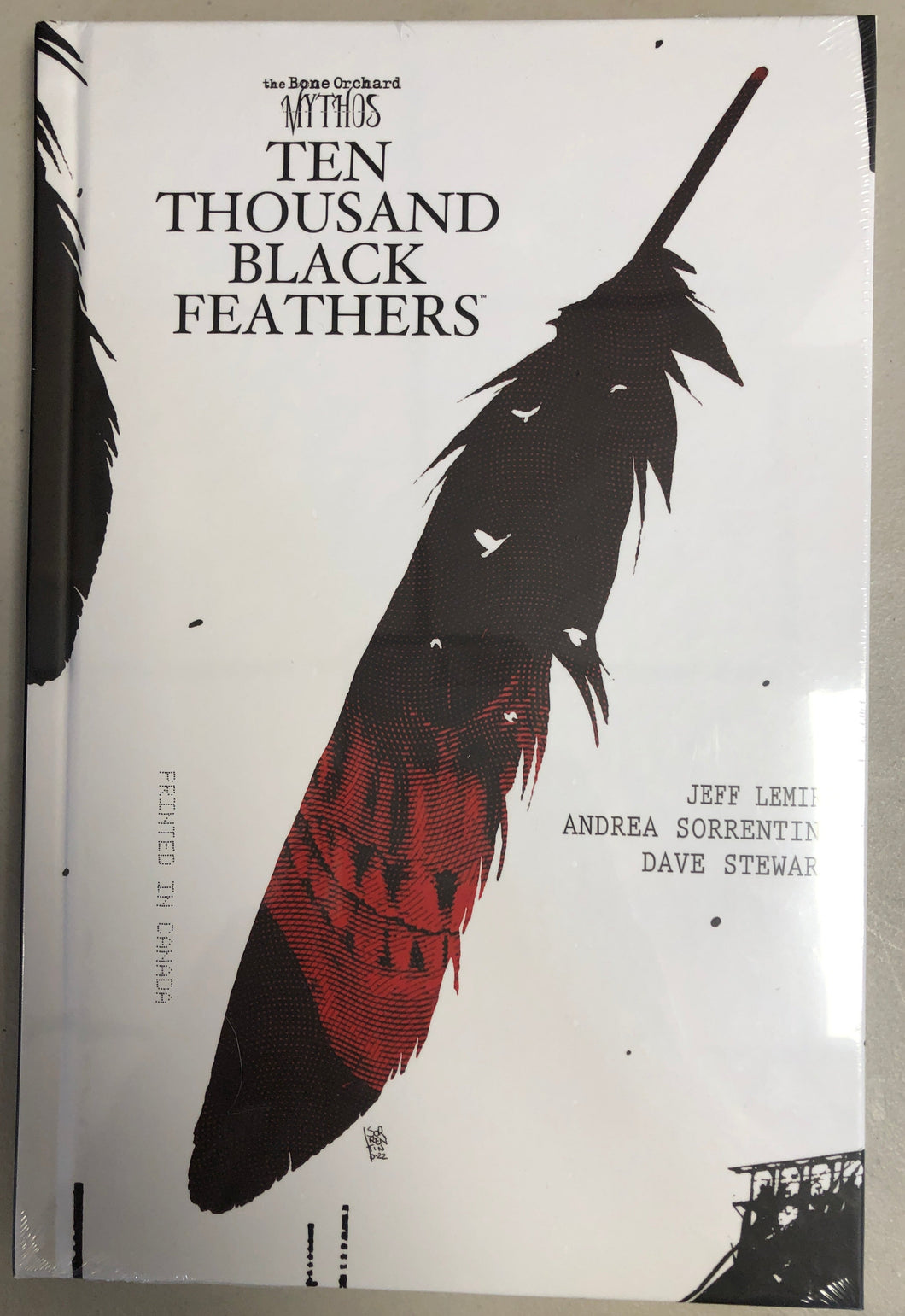 BONE ORCHARD MYTHOS HC BLACK FEATHERS (MR) (sealed)